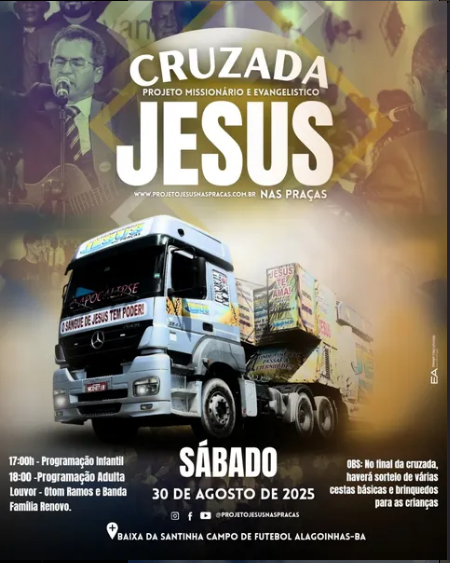 Cruzada Evangelistica em Alagoinhas-BA
