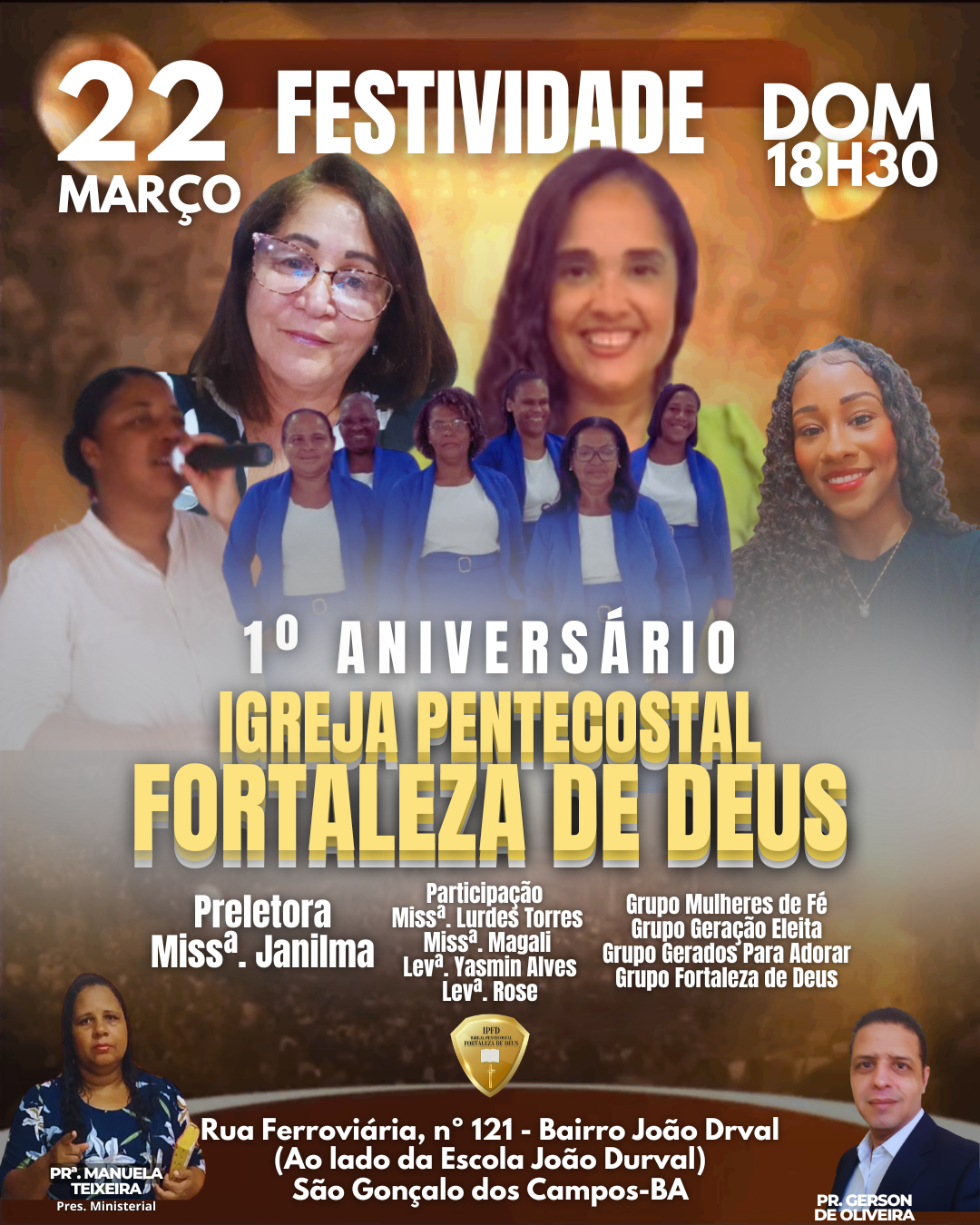 Festividade do 1º Aniversáriio da IPFD