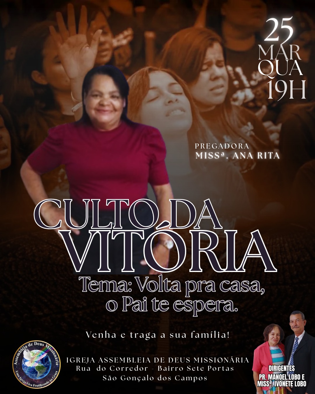 Culto da Vitória na AD Missionária