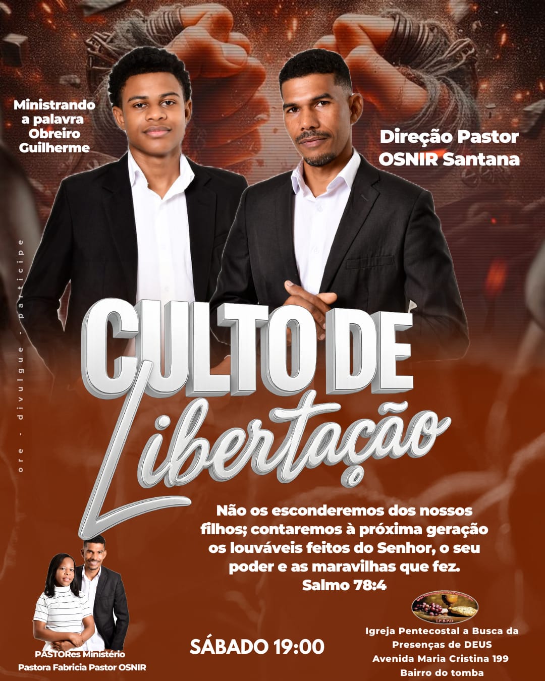 Culto de Libertação na IPBPD