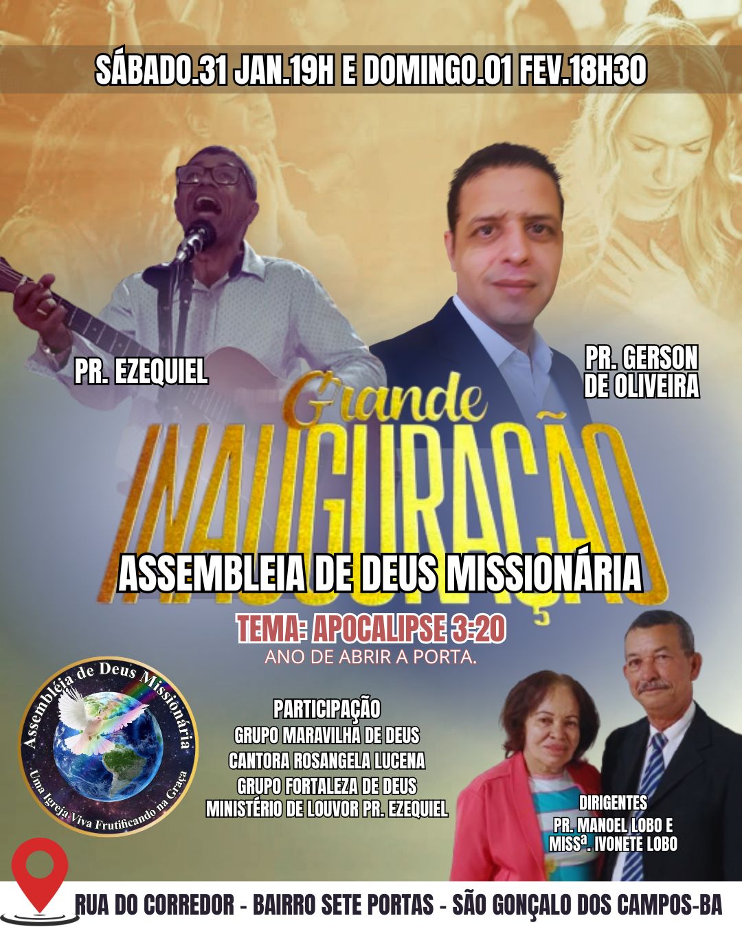 Grande Inauguração AD Missionária SGC